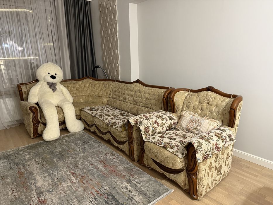 Диван угловой раскладной с кроватью