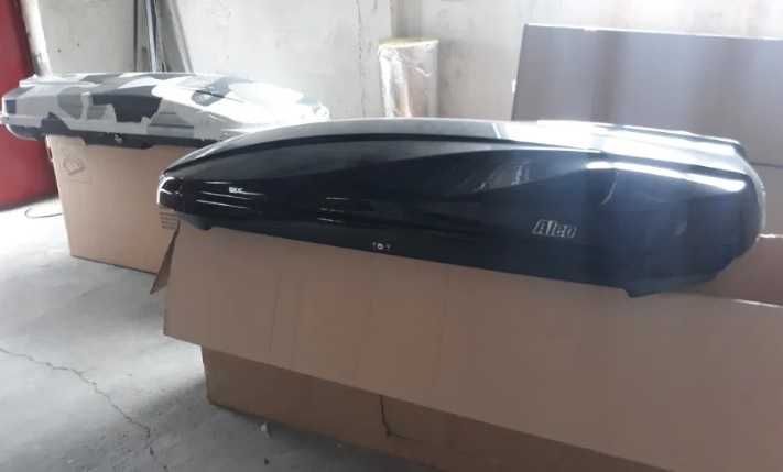 Cutie portbagaj Junior Strike 440 gri lucios sau negru lucios