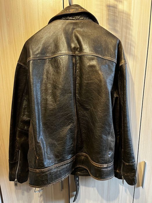 Мъжко кожено яке Zara