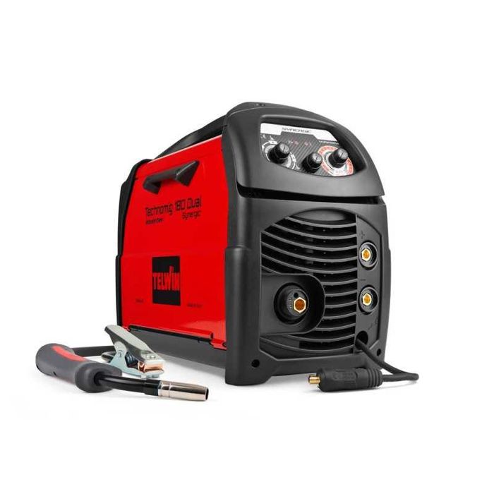 Aparat sudura TELWIN TECHNOMIG 180 + tub 8L PLIN + ceas + sarma 5kg