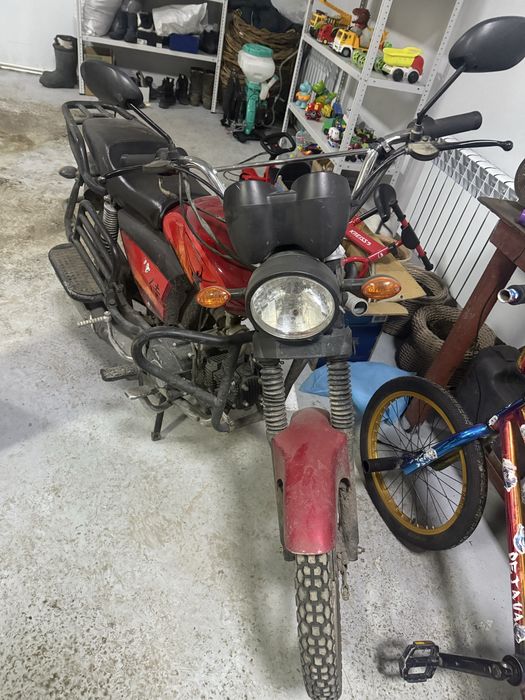 Мопед Альфа 110 куб см пробег 1300 км