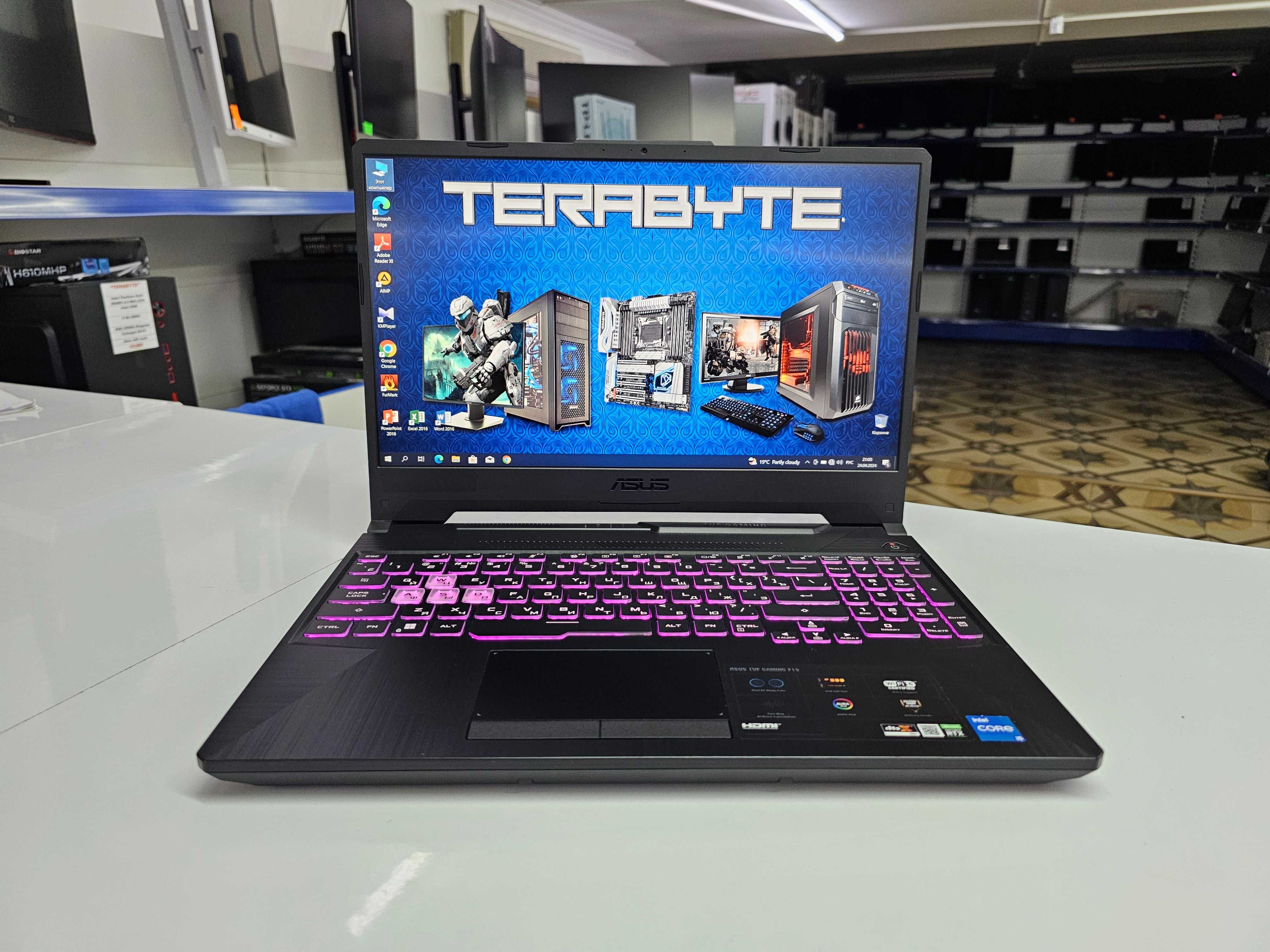 Ноутбук Asus Tuf(15.6")ICore i5-11gen+SSD512Gb+RTX3050\"TERABYTE"