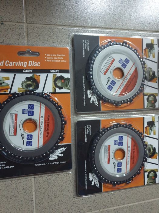 Диск с верига за рязане на дърво