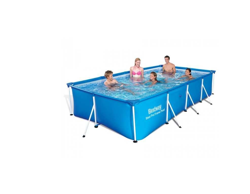 Piscina Familie Copii Relaxare Cadru 400x211x81cm LivratGRATUIT CV