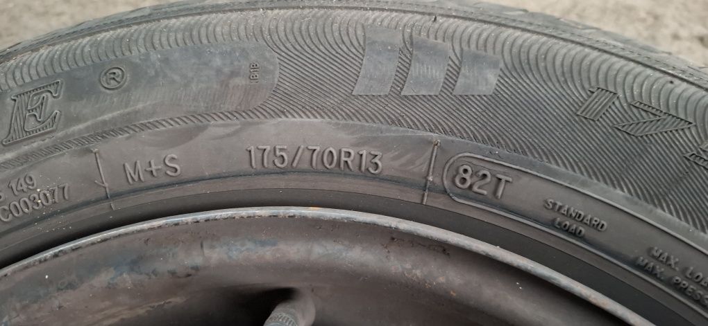 Джанти с гуми 13" 5х100 за Форд и vw