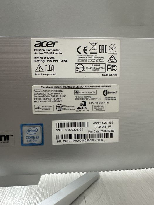 Acer Aspire C22-865