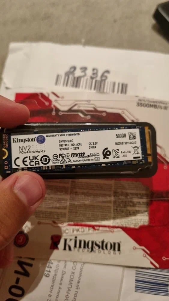 SSD KINGSTON nvme 500GB PCIe 4.0