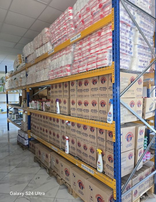 Rafturi metalice industriale depozitare 33x8