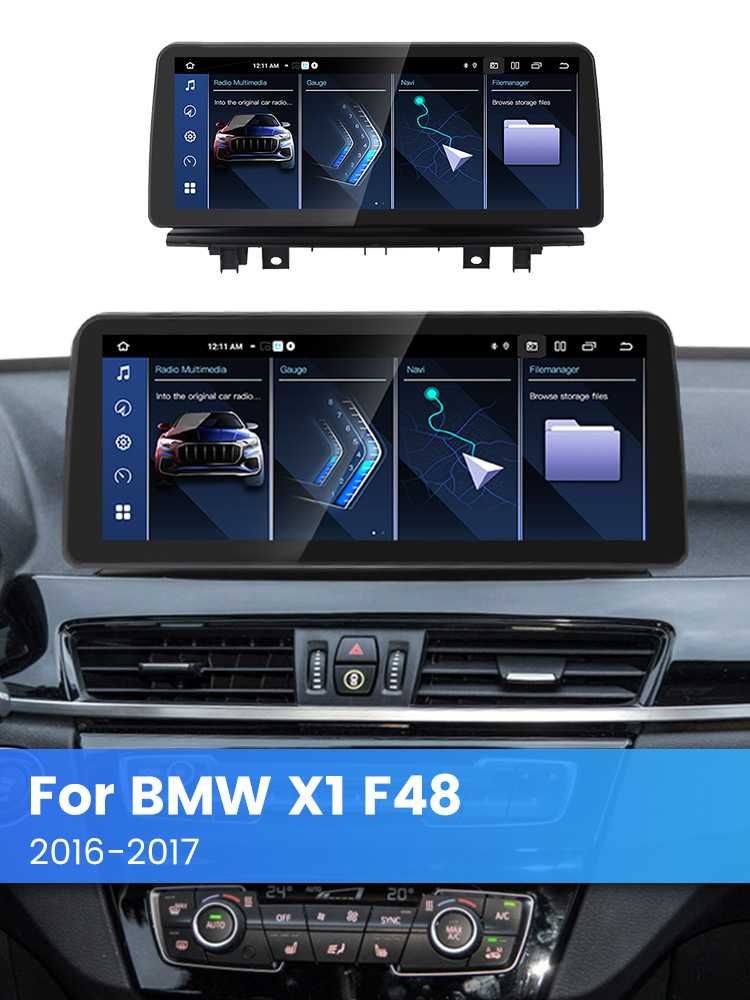 Navigatie BMW X1 F48 Android 4/8 GB RAM Carplay Sim + Camera