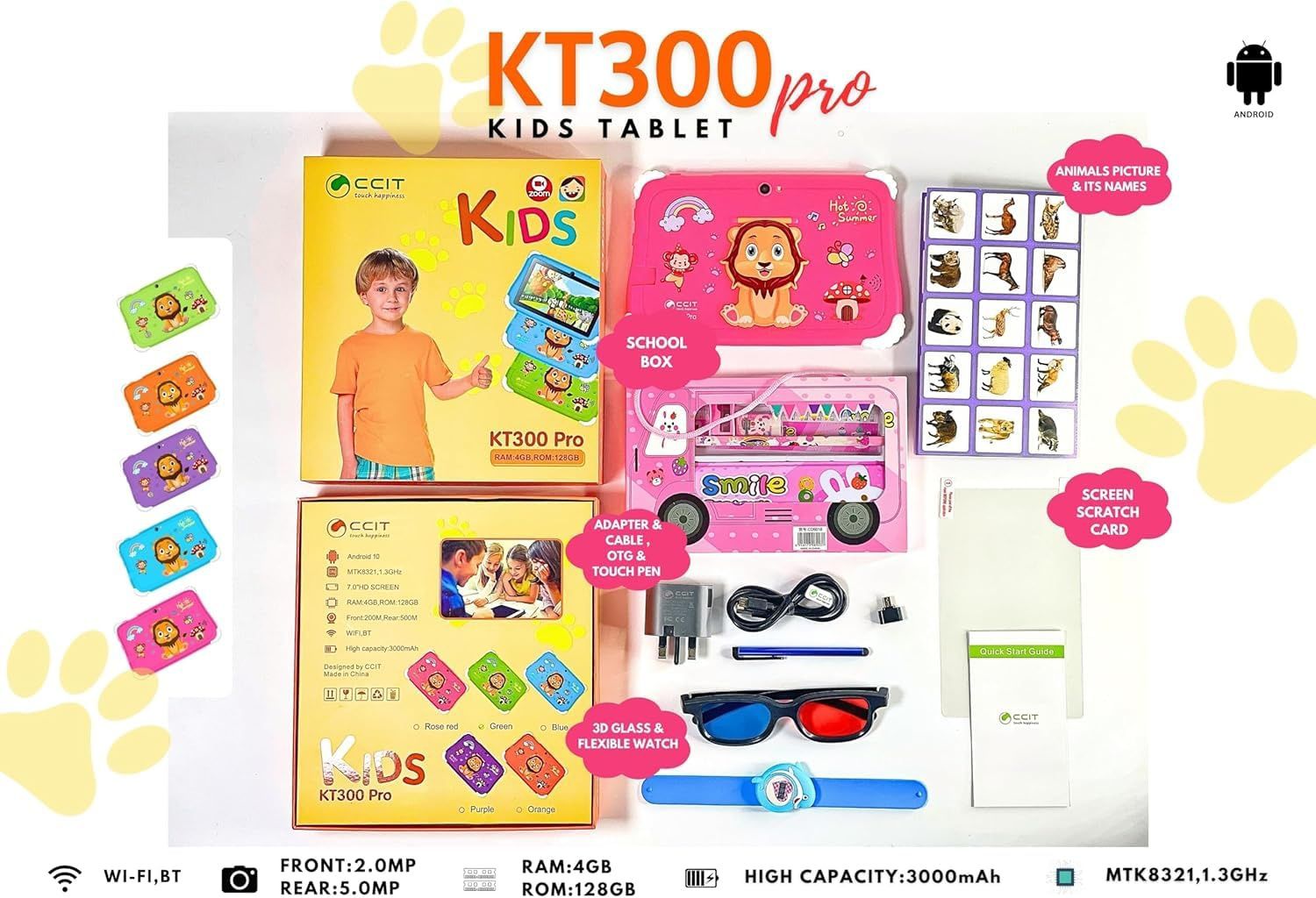 KT300 Pro – Bolalar Uchun Eng Zo‘r Planshet!