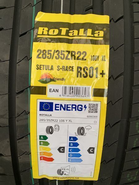 Нови летни гуми ROTALLA SETULA S-RACE RS01+ 285/35R22 106Y XL НОВ DOT