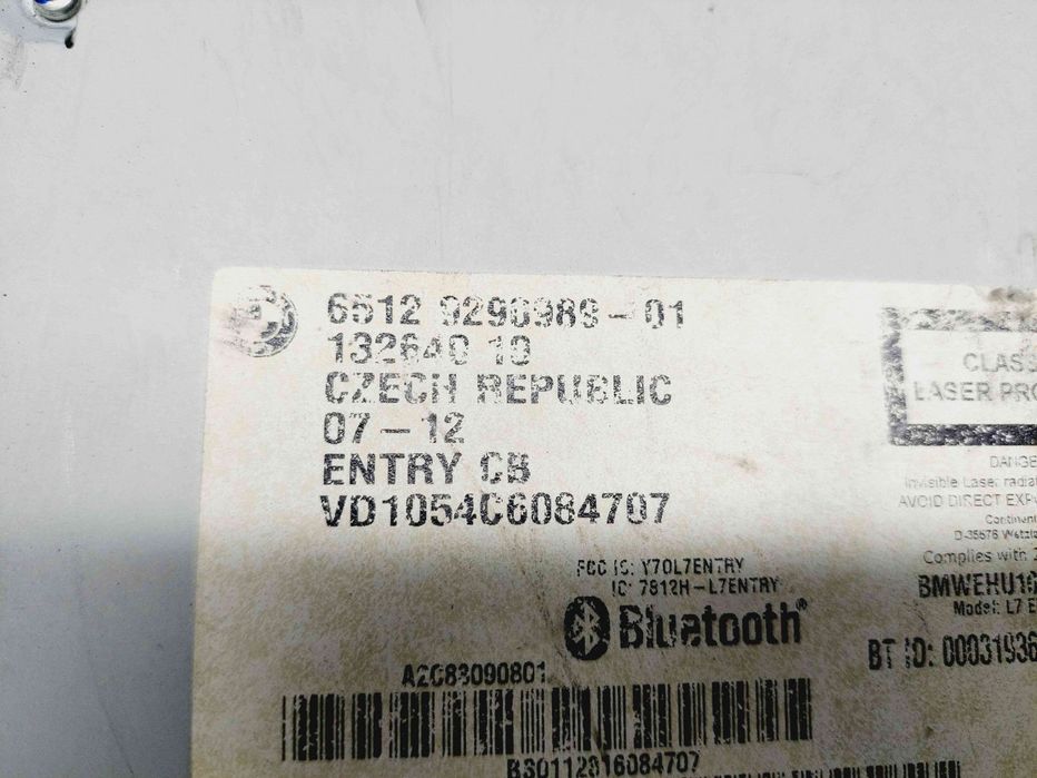 Radio CD Bmw 1 (F20, F21) [Fabr 2011-2017] 9290989-01