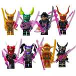 Set 8 Minifigurine noi tip Lego Ninjago cu Masti Oni