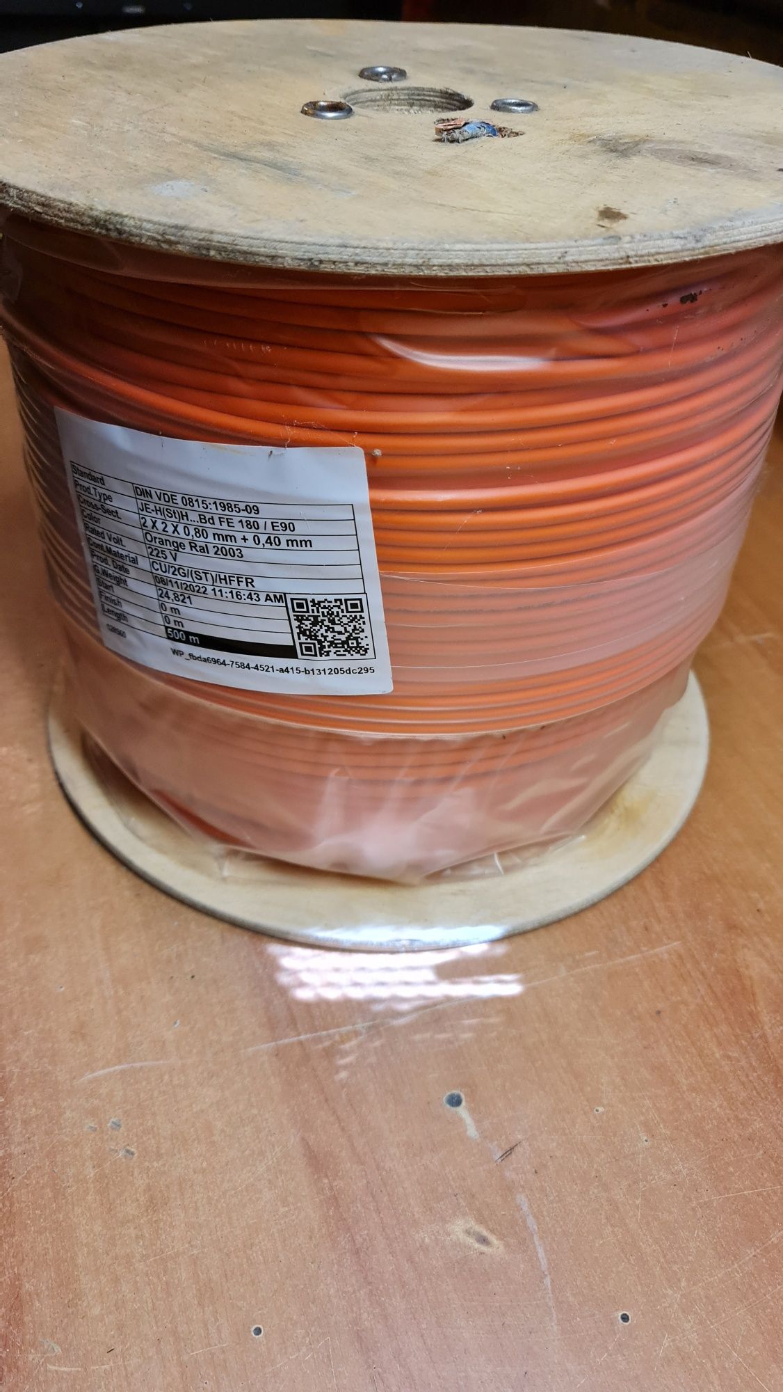 Cablu incendiu 2x2x0.8 mmp - 500m