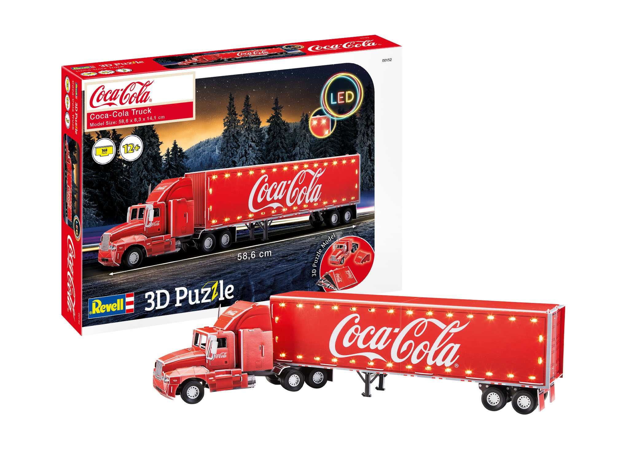 Revell 3D пъзел Coca Cola Камион LED Edition