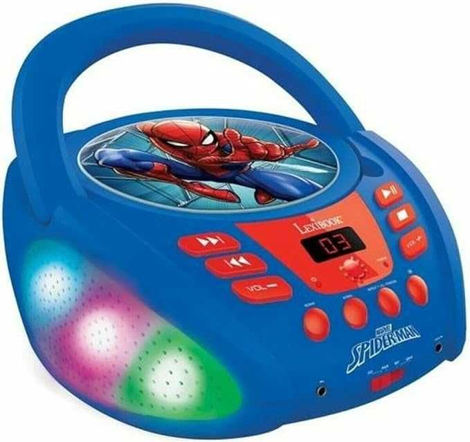 Lexibook - CD Player Bluetooth pentru copii Marvel Spider-Man