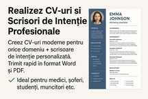 Creez CV uri și scrisori de intentie
