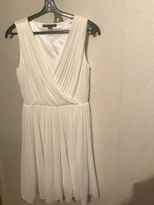 Платье белое коктельное