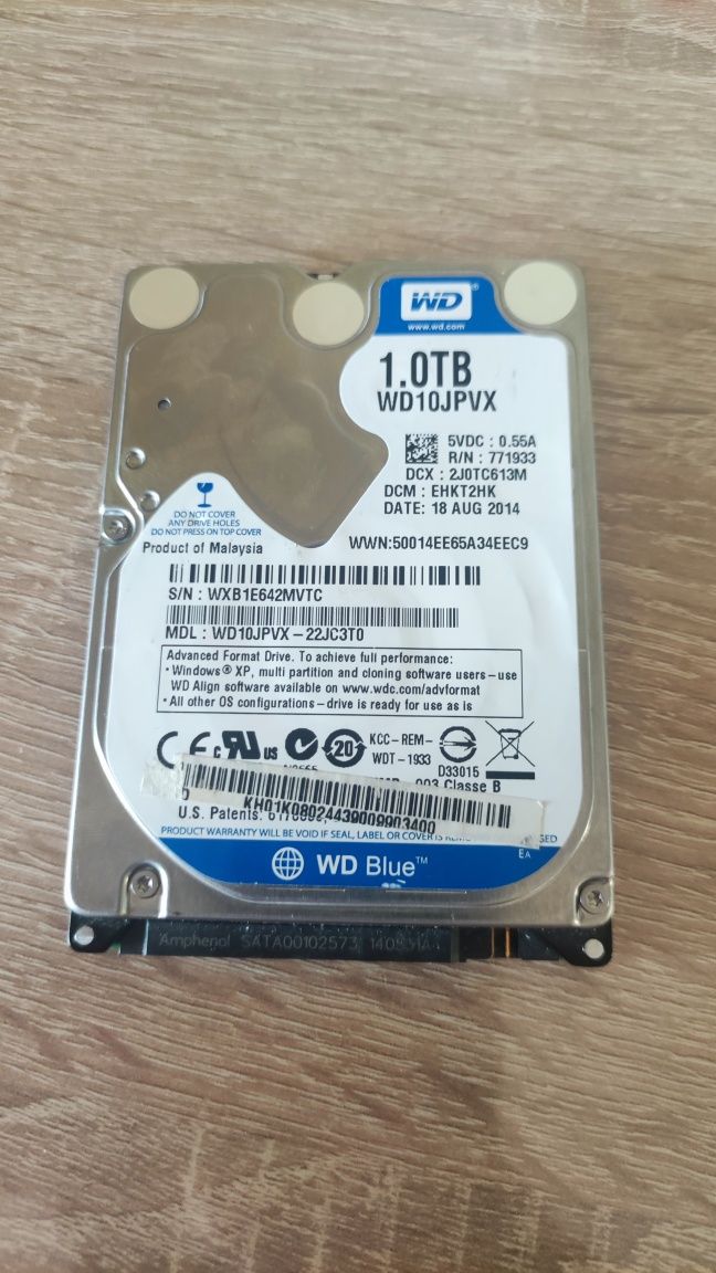 HDD WD Blue 1.0TB