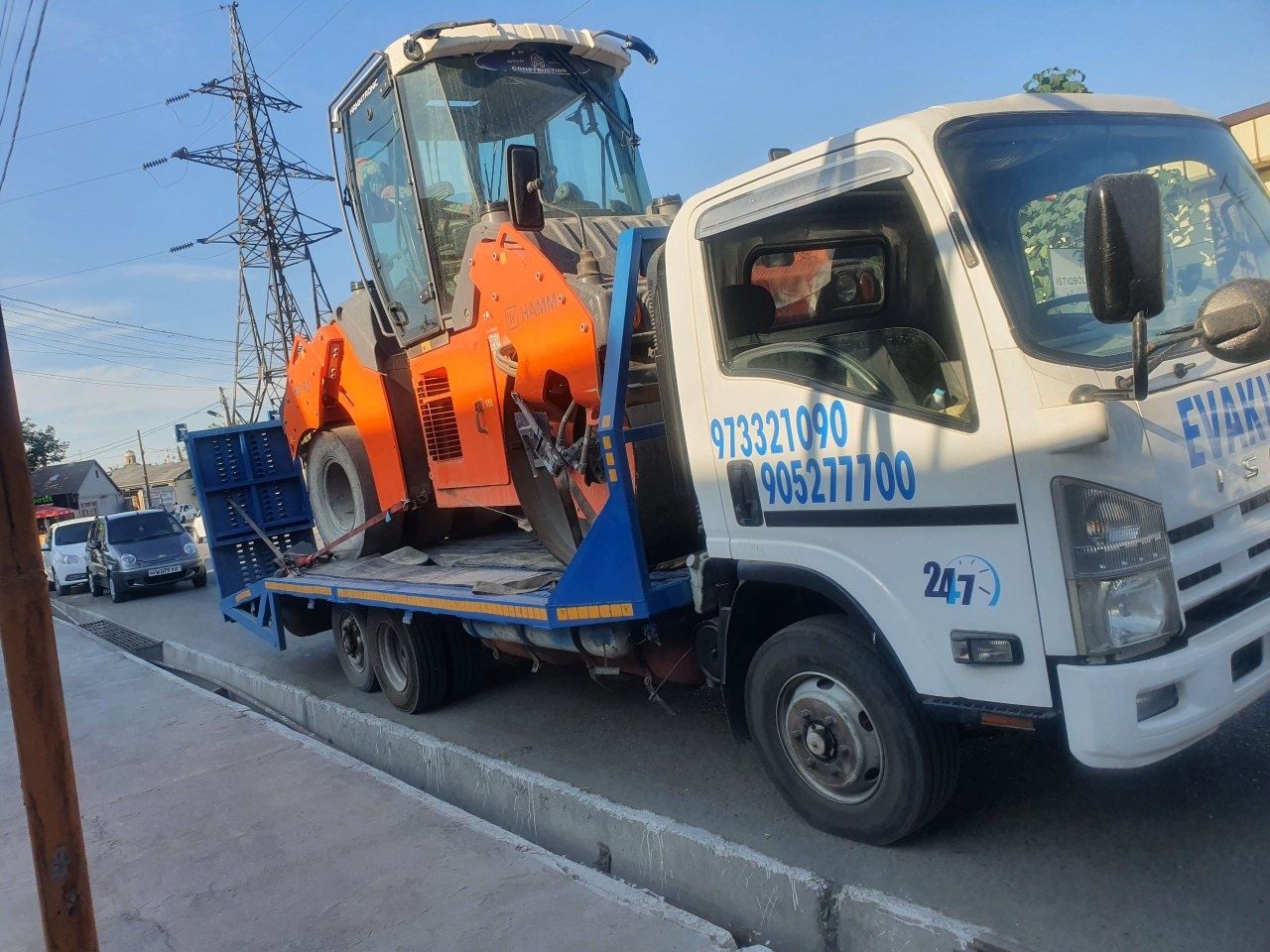 Isuzu CNG lentaykali evakuator. 12 tonna