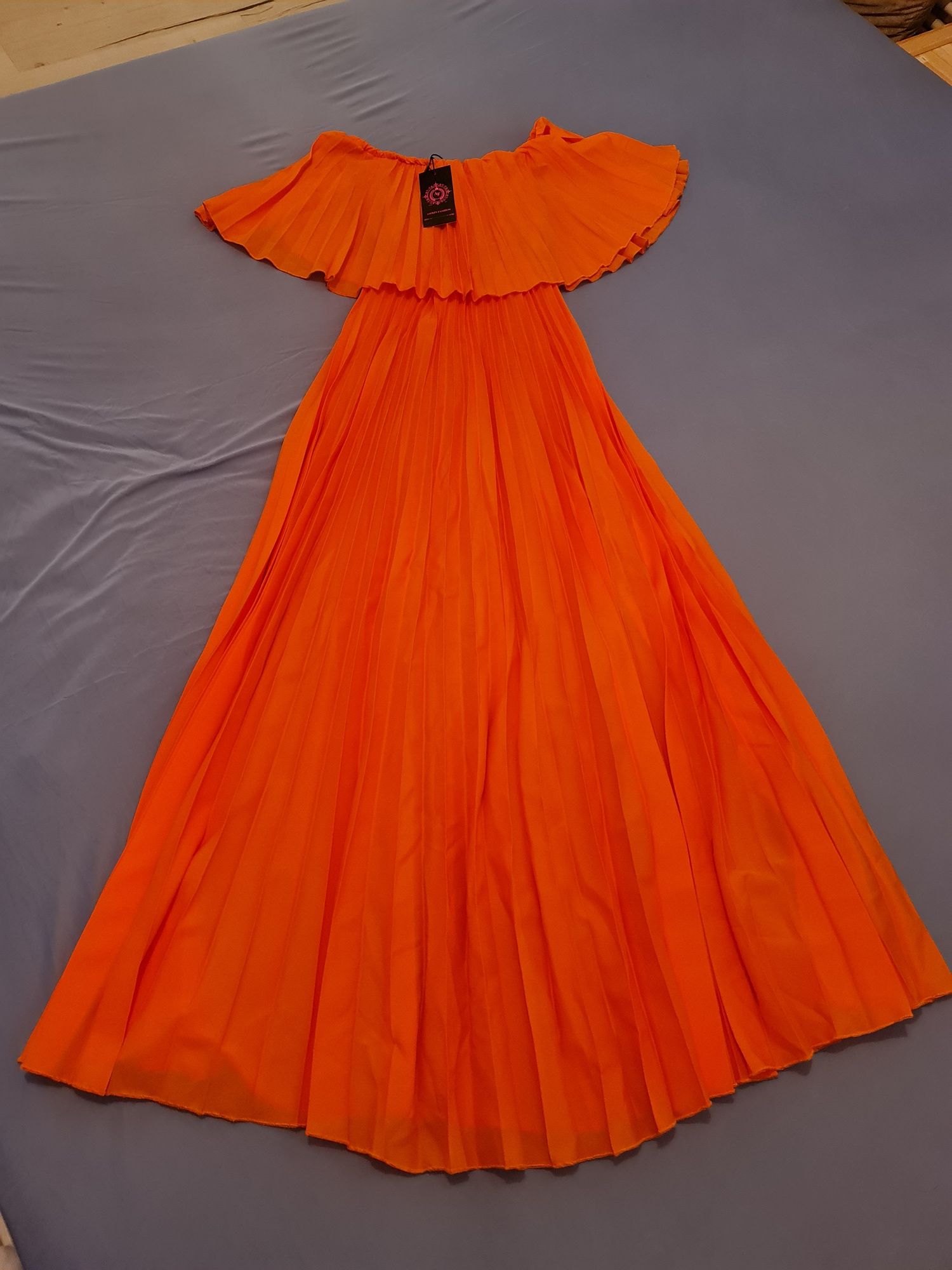 Rochie cocktail lunga, marime L