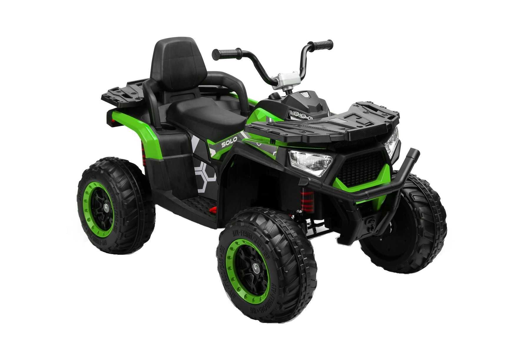 ATV electric Kinderauto BJX615 2x 50W 12V 7Ah cu scaun tapitat Green
