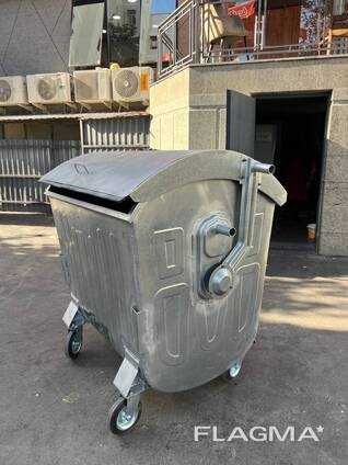 Оценкованный Мусорный контейнер 1100 литр