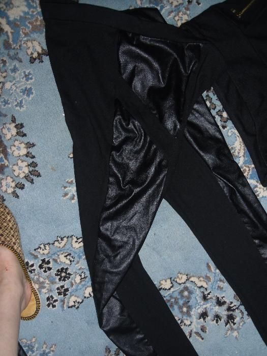 pantaloni dama cu piele naturala