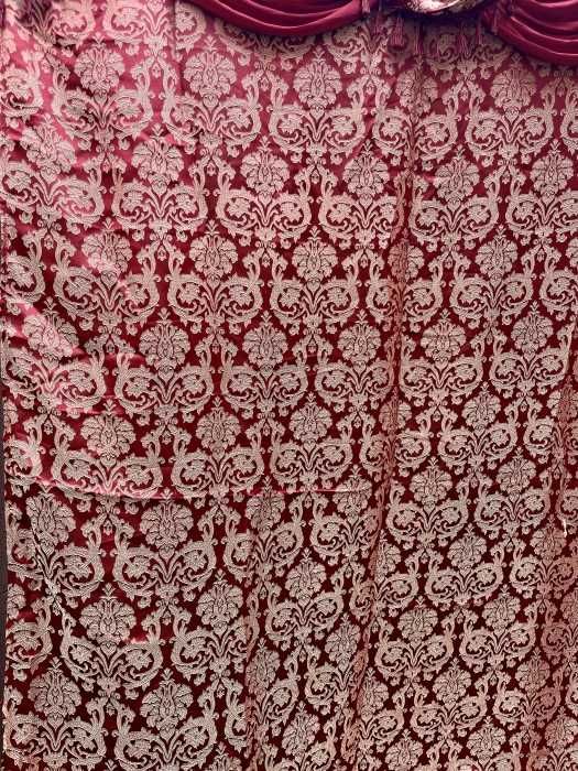 Deosebite draperii in stil victorian-Valance-insertii matase-Franta