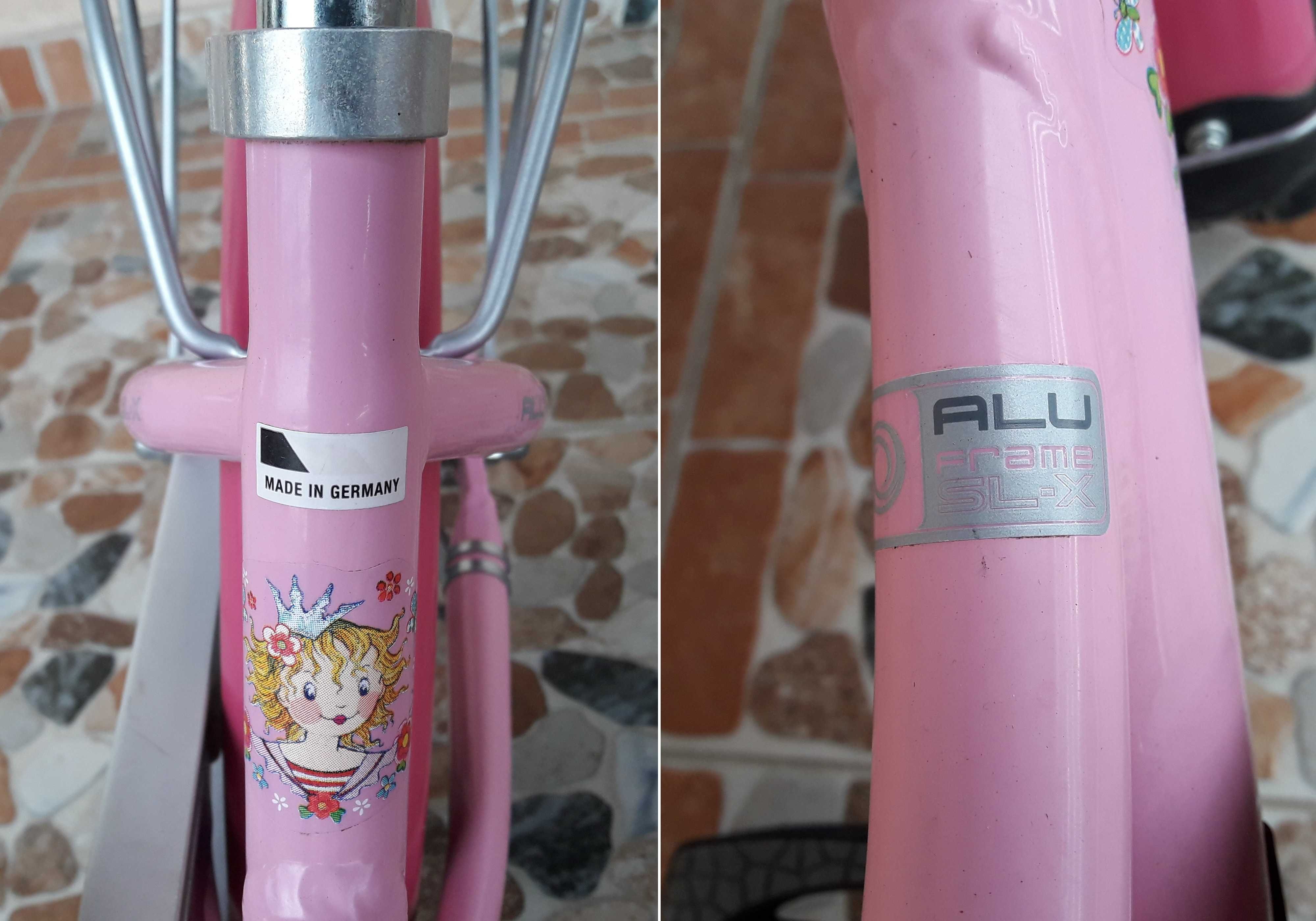 Bicicletă copii 16’ PUKY ZL 16-1 ALUMINIU Prinzessin Lillifee – Roz