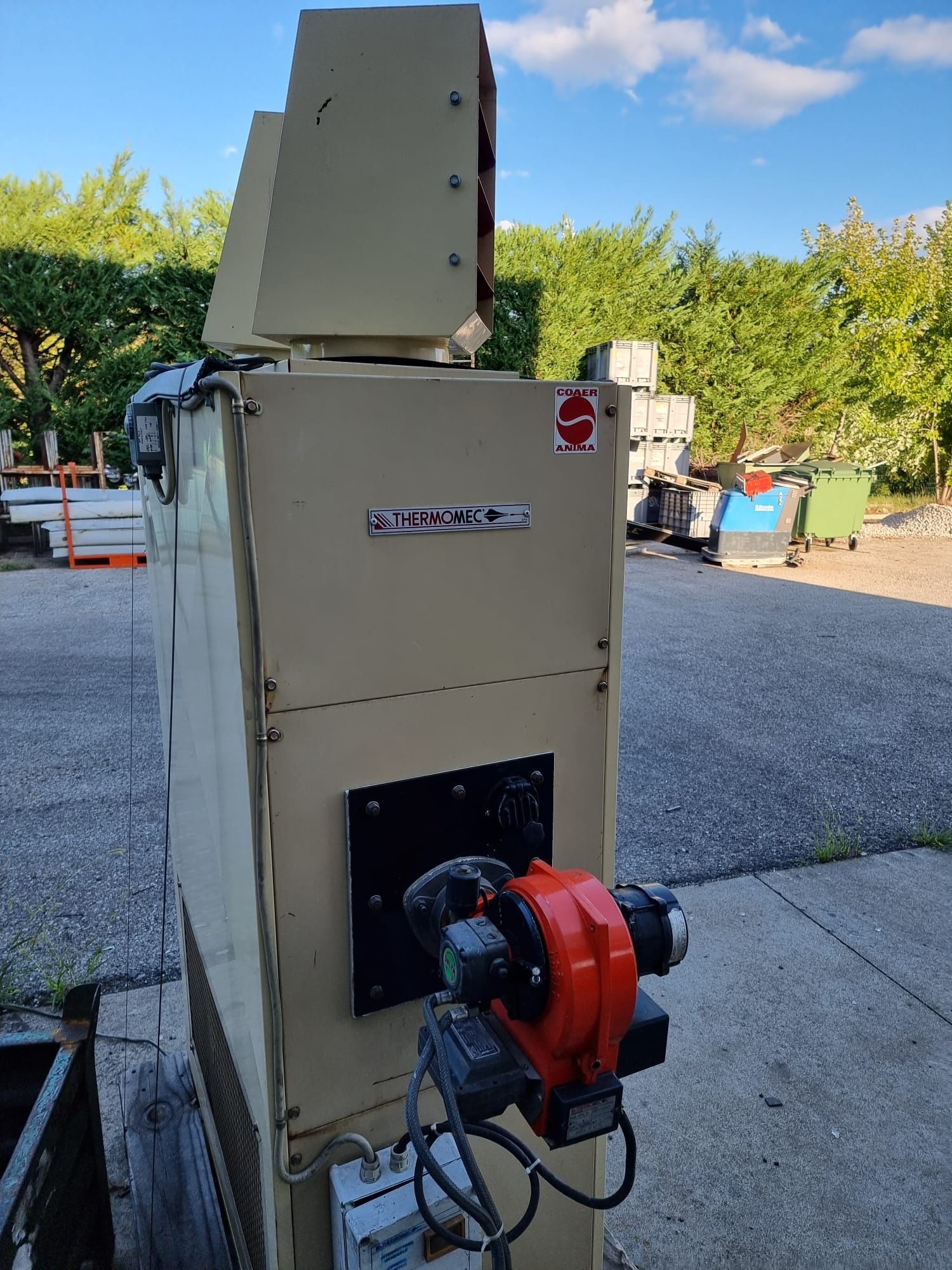 Generator aer cald