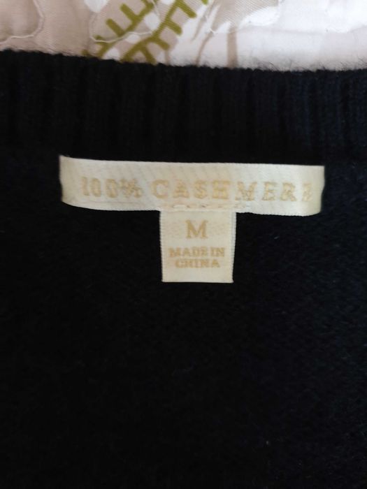 Pulover negru casmir Uniqlo