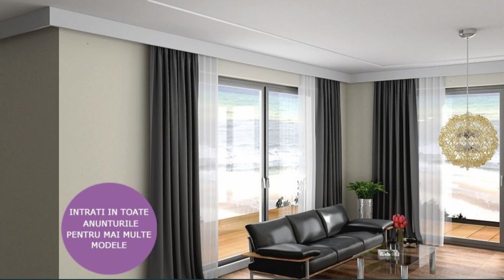 Mascare sina perdea masca draperie galerie teava gaze model LK03