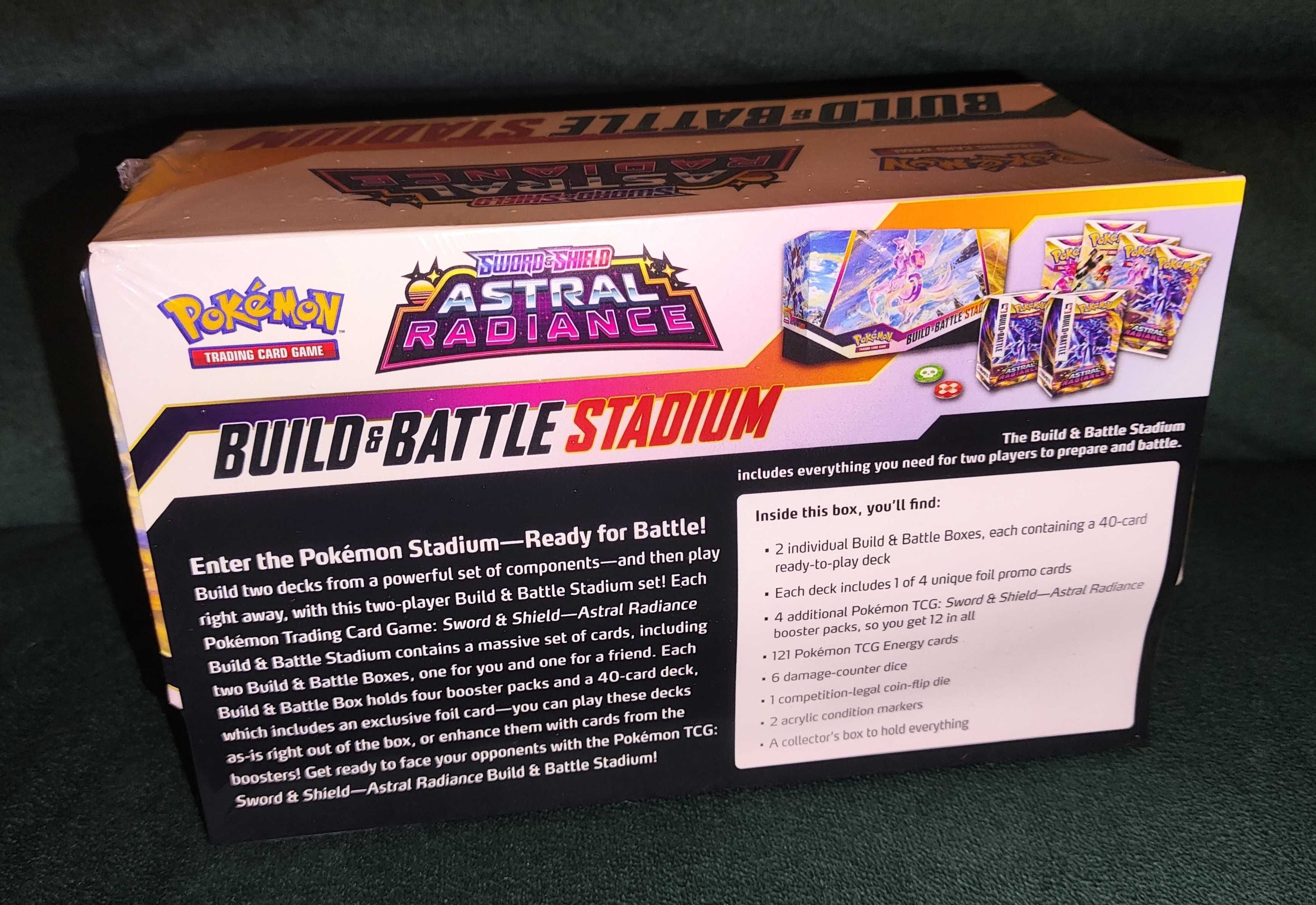 Pokemon Sword & Shield: Astral Radiance Build & Battle Stadium BOX EN