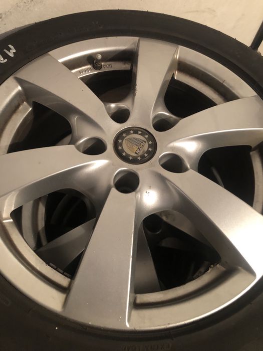 Jante originale BMW 17 inch, cu anvelope Bridgestone , dot  21