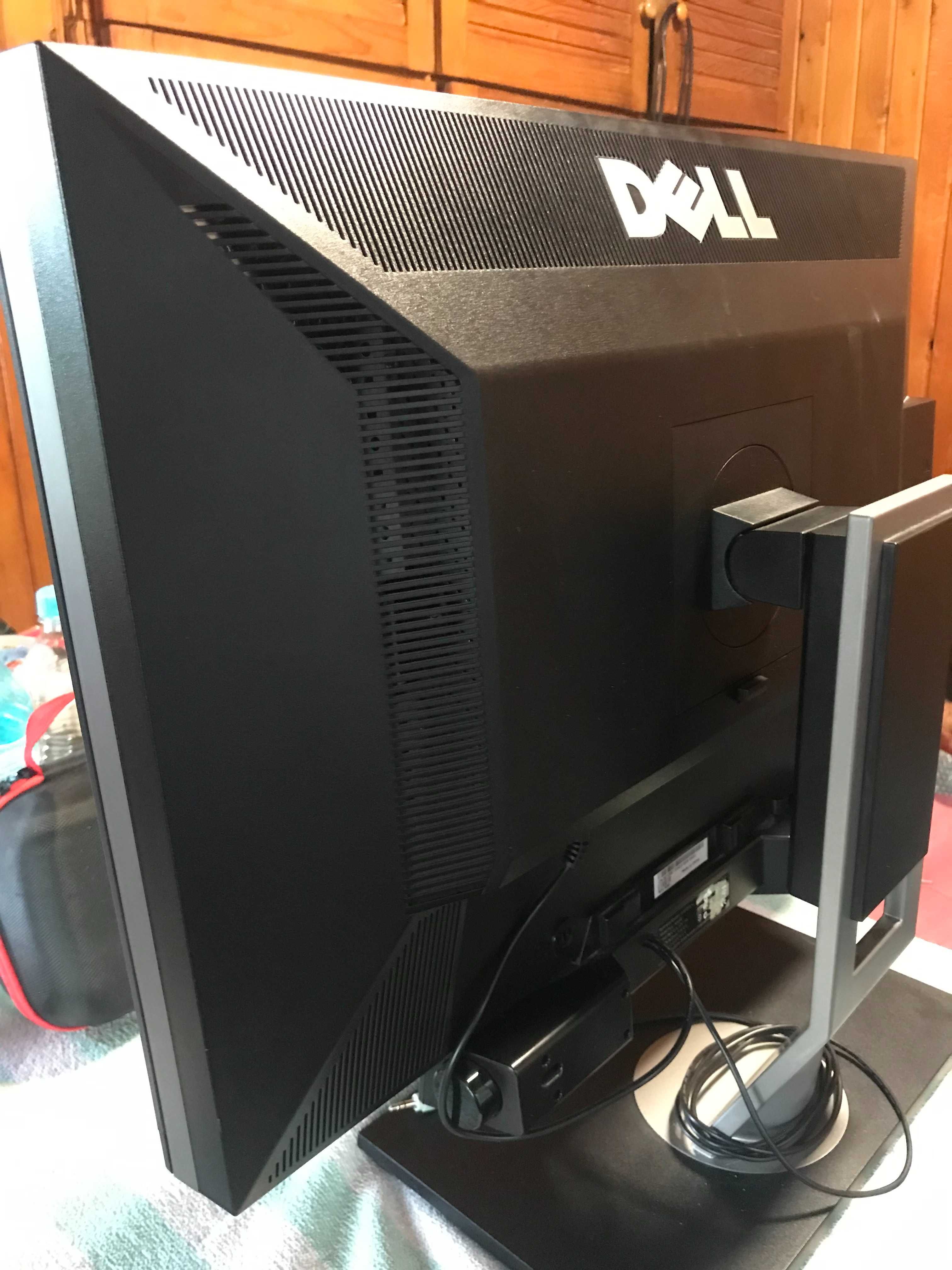 Dell UltraSharp U2410 24" Widescreen LCD Monitor+audio stereo speaker
