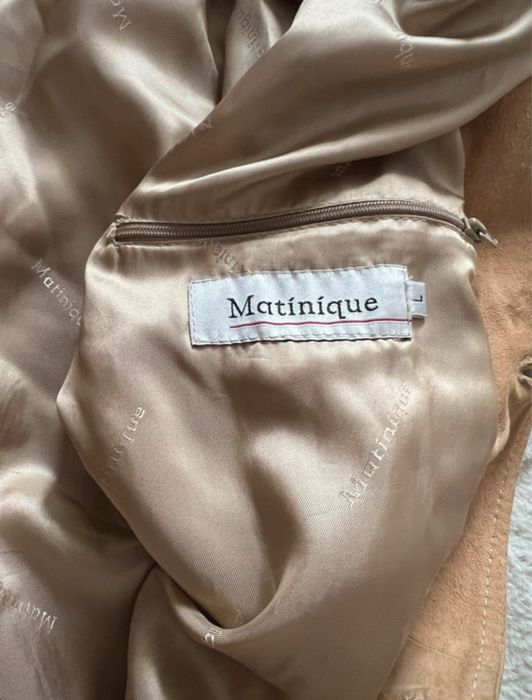 Sacou / jacheta / palton Matinique L piele suede