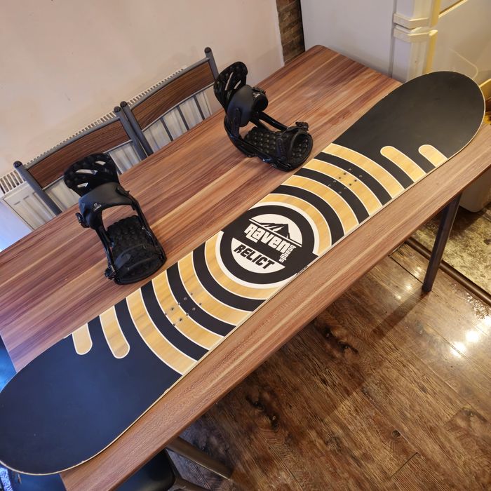 Placa Snowboard Raven 156W cm cu legaturi Salomon L