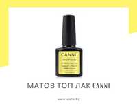 Професионален UV/LED матов топ лак CANNI – 7.3 мл.