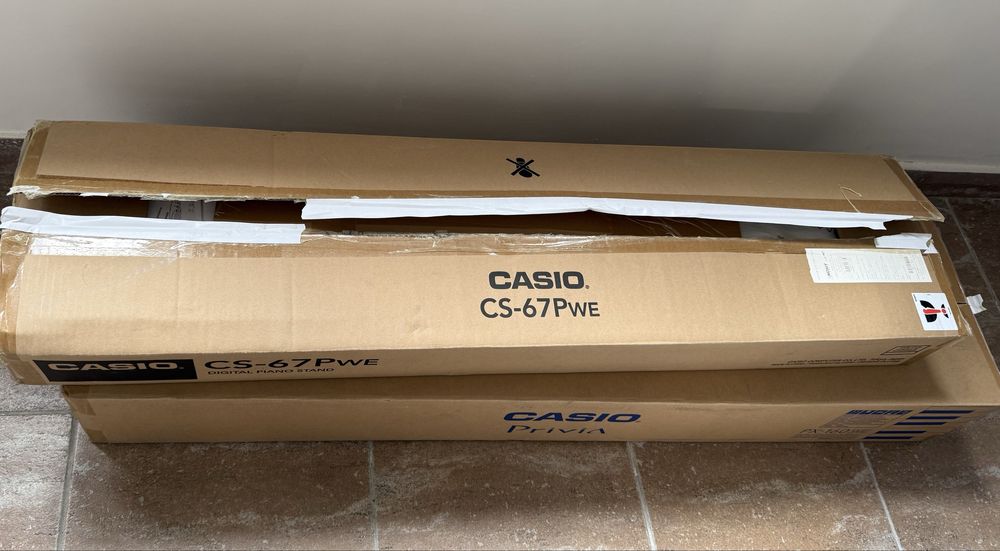 Състояние ново! Casio PX-160 и стойка - маса CD-67Pwe, не е сглобявано