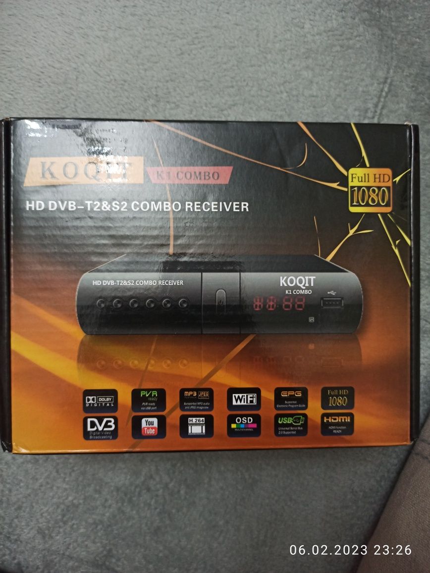 Ресивер Combo HD DVB-T2&S2