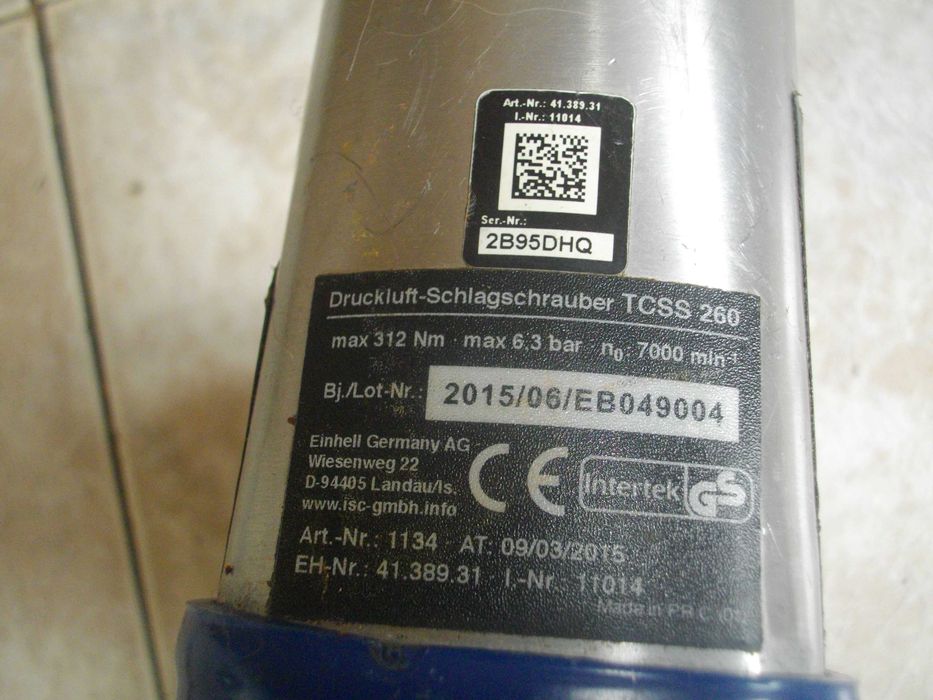 Пневматични машини ЗА ЧАСТИ/РЕМОНТ Гайковерт Отвертка WURTH Шлайф RODA