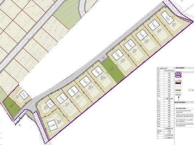 Teren cu PUZ 11.000 mp 12 parcele pentru Case/Duplex Sannicoara