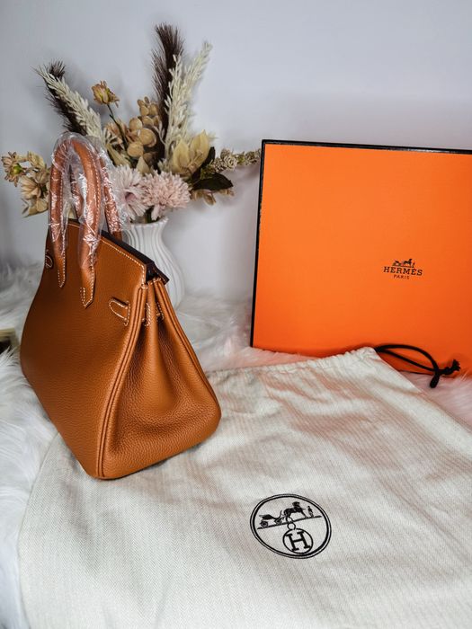 Geanta Hermes Birkin - piele naturala 100%, prezentare completa