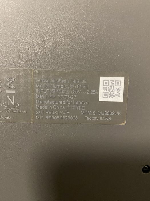 Vand Laptop Lenovo