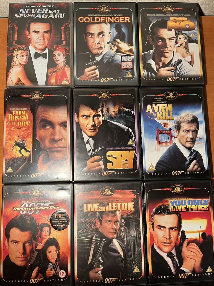 James Bond 007 DVD колелция
