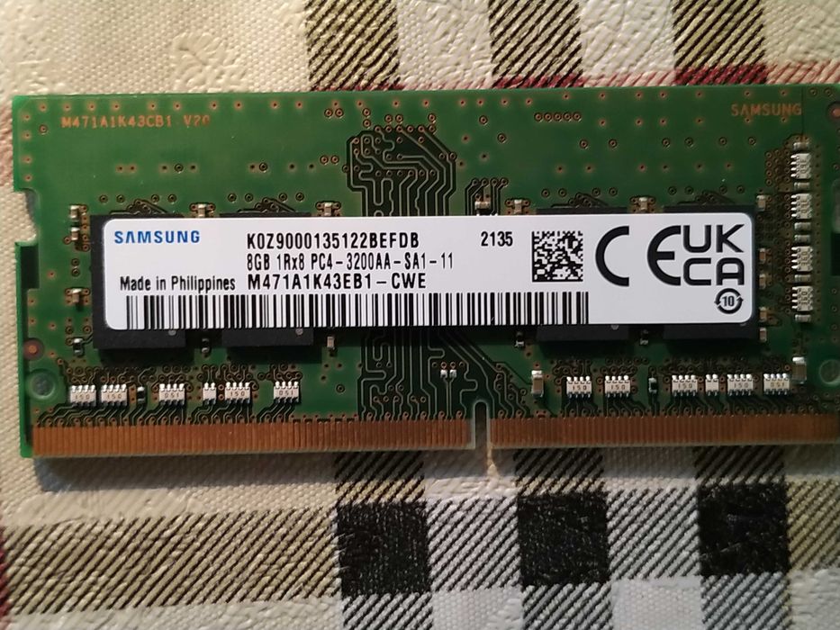 Оперативная память для ноутбука DDR4 8Gb 3200