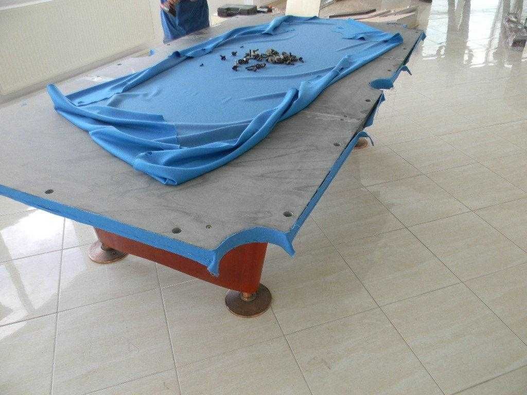 Recondiționam masa mese de biliard, postav biliard, accesorii