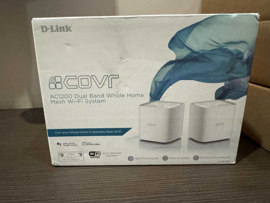 D-Link AC1200 Dual Band Whole Home Mesh Wi‑Fi System COVR-1102