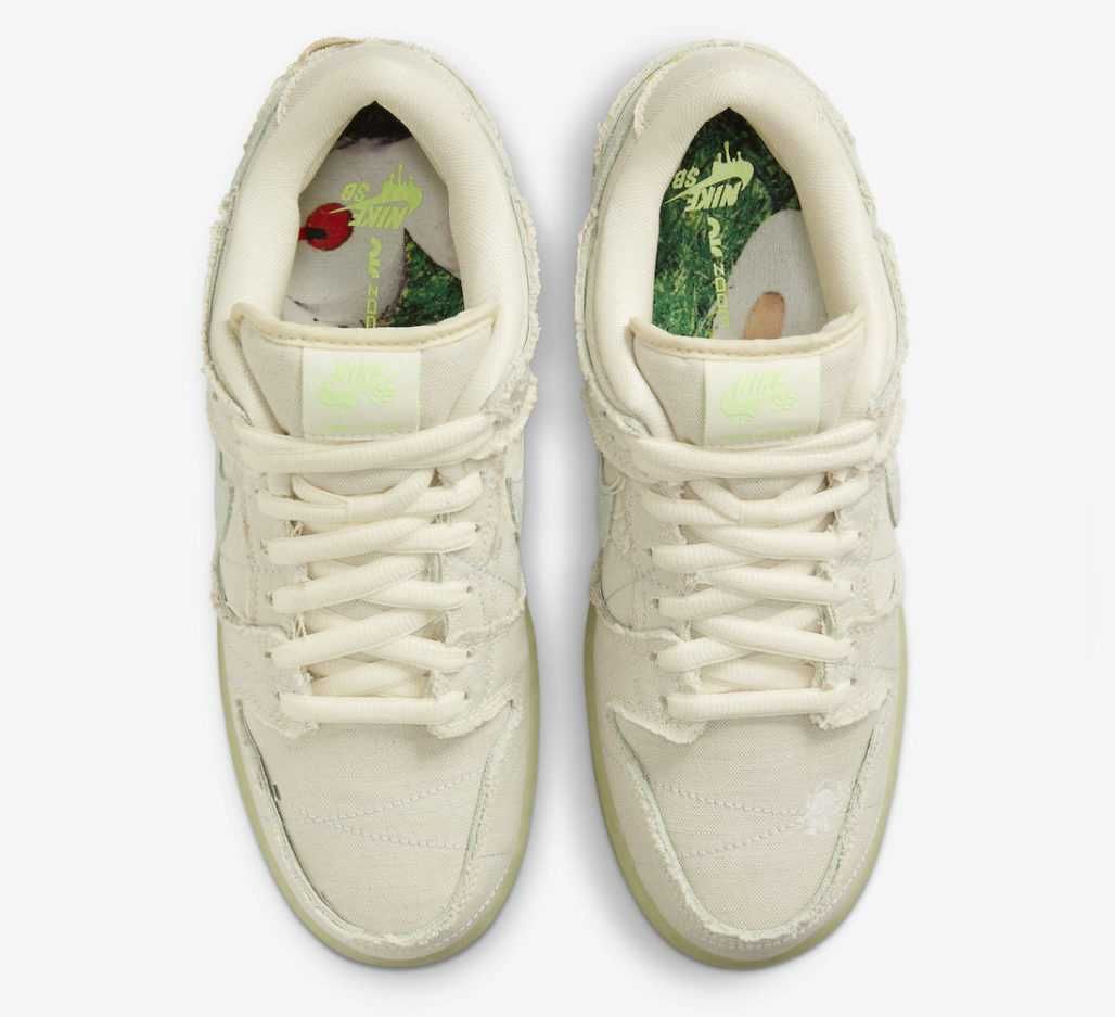 Кроссовки nike sb dunk low mummy lobster green